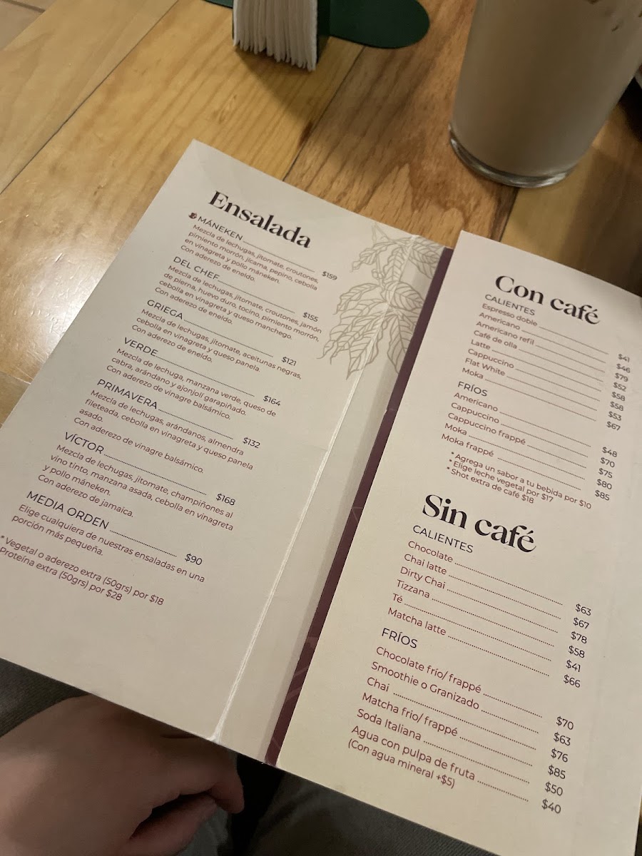 Máneken cafe Menu - Image 2