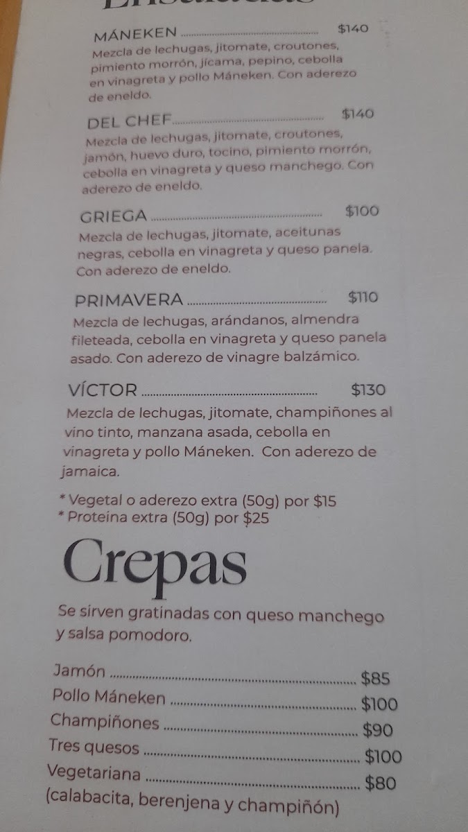 Máneken cafe Menu - Image 3